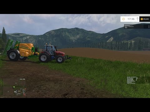 FS15 Grazyland Soil Mod Episode 3 - Spraying Herb CC on Field 2
