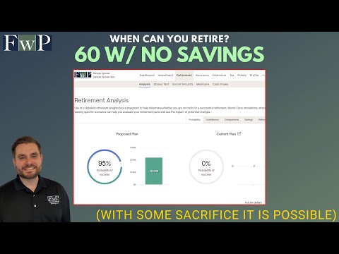 Retirement Planning - When Can You Retire? 60 Years Old with NO Savings