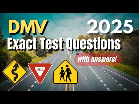 DMV Test 2025: Real Questions & Answers You’ll See!