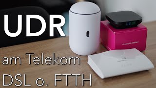 Ubiquiti UDR am Telekom DSL oder Glasfaser Anschluss einrichten