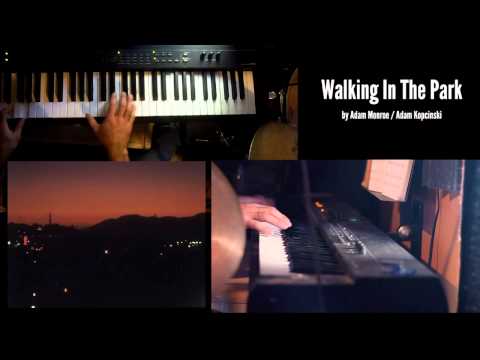 Light Jazz Romantic Piano Solo Composition - Adam Monroe - Walking in the Park