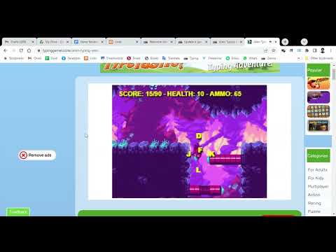 Alien Typing Wars