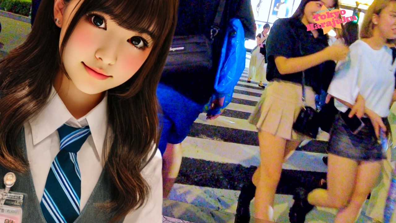 Tokyo Harajuku 👍 End of Summer 💖 4K Nonstop 1 Hour 💖