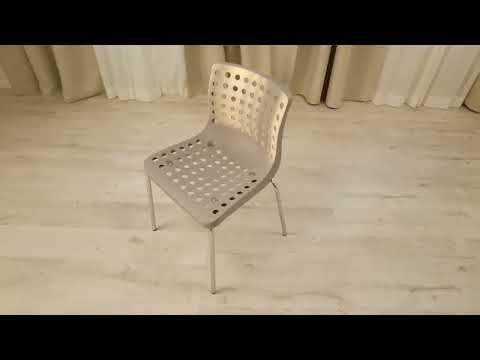 Кухонный стул SKALBERG (mod. C-084-A) 46х56х79 Grey (серый) / Chrome (хром) арт.19259 во Владивостоке - видео 10