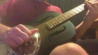 Dobro DWF-60 Demo w/ Mean Old World (Clapton/Duane Allman) track