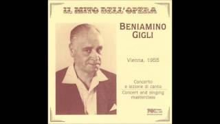 Beniamino Gigli's Singing Masterclass - Vienna, 1955 - Part Two