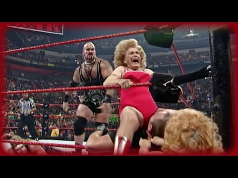 Test teams up with Mae Young & Fabulous Moolah for a Handicap Match: RAW IS WAR, Jan. 03, 2000