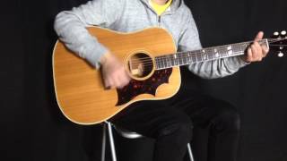Video thumbnail for Gibson COUNTRY WESTERN   (1963) by bluegguitar