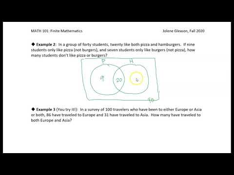 6.2 The Number of Elements in a Finite Set: Example 2
