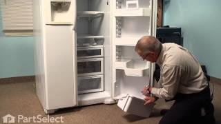 Refrigerator Repair: Replacing the Door Shelf Bucket Stop (Whirlpool Part # 61002719)