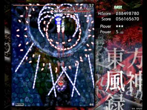 Touhou 10 - Mountain Of Faith - Stage 3 - Easy