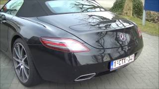 preview picture of video 'Supercars in Brasschaat: (SLS,Clio V6,Turbo,Continental)'