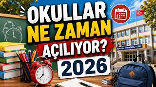 2026-2027 Okullar Ne Zaman Açılıyor? MEB Duyurdu! Okulların Açılış Tar