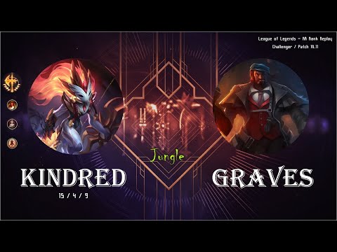 [Jungle] Kindred vs Graves - KR Replays (C) / 롤 정글 킨드레드