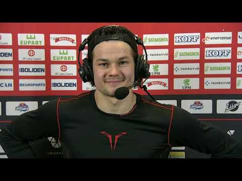 Eemil Erholtzin haastattelu Sport -ottelun jälkeen