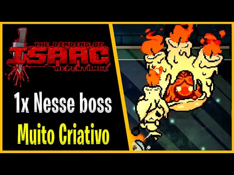 ACHEI UM BOSS DE FOGO NOVO - The Binding of Isaac Repentance - #975 PTBR
