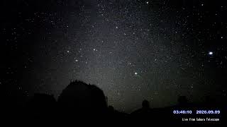 Eta Aquarids2025 meteor LIVE and Maunakea Eastern View from NAOJ Subaru Telescope, Hawai'i live webcam