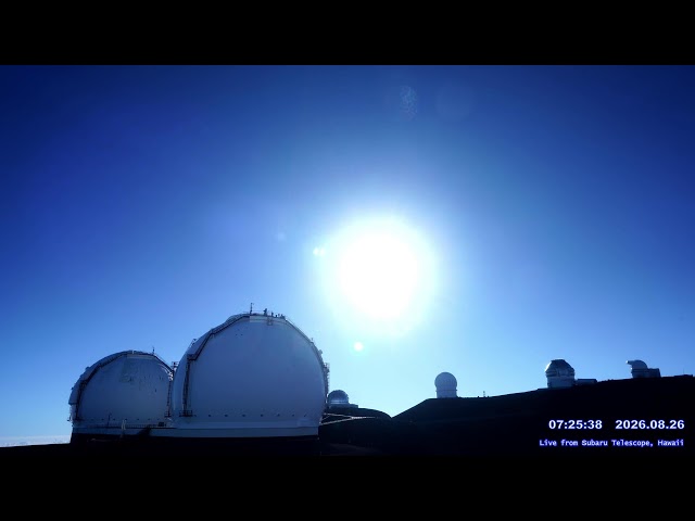 マウナケア天文台から星空ライブ 東側ビュー