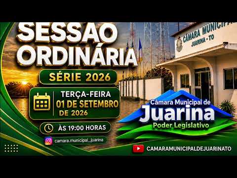 Transmissão ao vivo de Câmara Municipal de Juarina - Tocantins