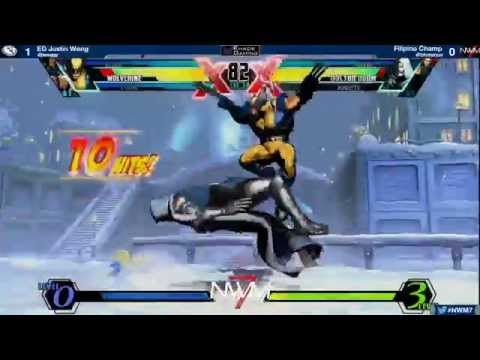 NWM 2015 UMVC3 Top 8 EG Justin Wong vs Filipino Champ