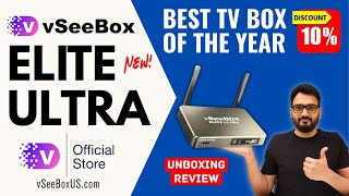 New vSeeBox Elite Ultra Android TV Box  |  No VPN  |  Preloaded Entertainment   |  UNBOXING REVIEW