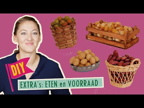 Tiny Food Baskets and Pantry Items