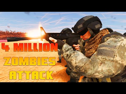 4,000000 ZOMBIES ATTACK on 300.000 DELTA FORCE! UEBS 2