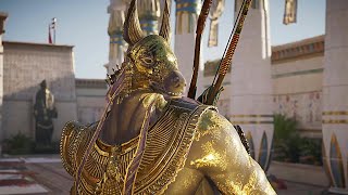 Playing as an Anubis Warrior in Assassin's Creed Origins