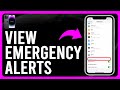 How To View Emergency Alerts On IPhone How To Find Emergency Alerts On IPhone