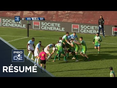 PRO D2 - Résumé Montauban-Bayonne: 14-25 - J10 - Saison 2018/2019