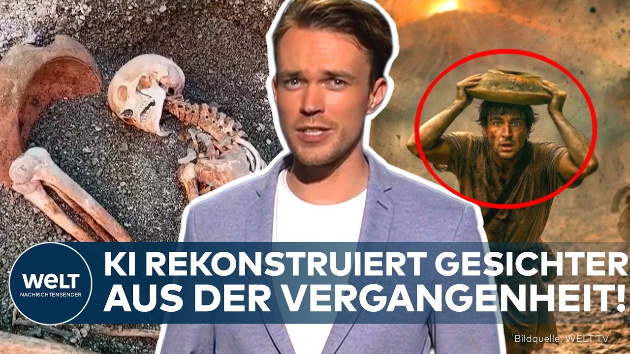 KI-WELT: Künstliche Intelligenz erweckt Opfer von Pompeji nach 2000 Jahren wieder zum Leben!