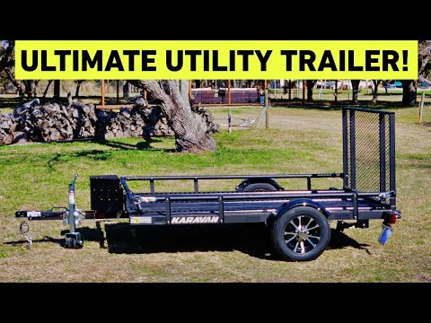 DONE! Karavan 5x8ft Utility Trailer gets all its upgrades!