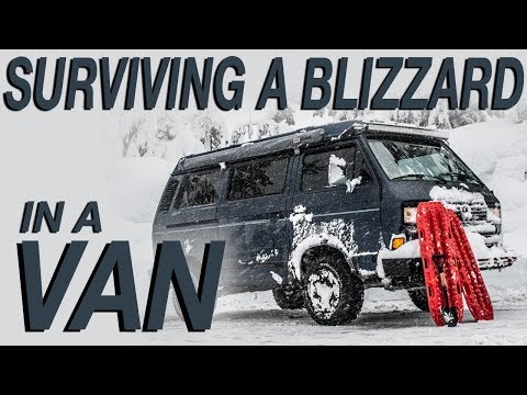 Surviving a Blizzard In a Van - Living The Van Life