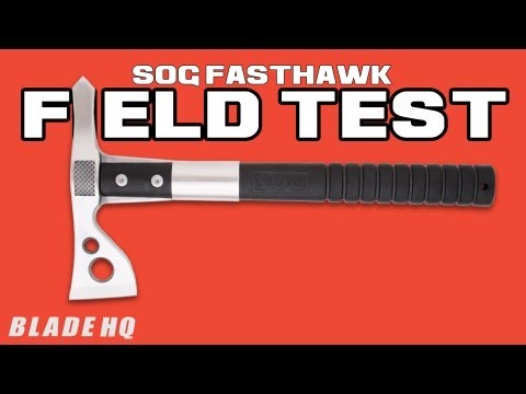 SOG FastHawk Tactical Tomahawk Hardcased Black w//Nylon Sheath F06TNCP F06TN-CP 729858000000