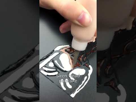 Siren Head Pancake Art #Shorts