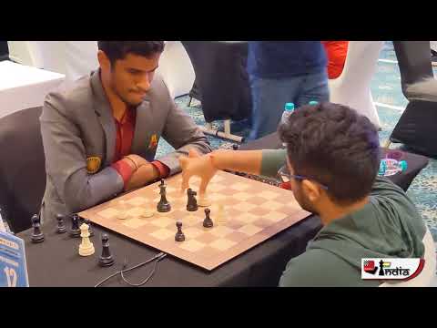 How to win a Rook vs Knight endgame including Pawns | GM Karthikeyan Murali vs IM Aditya Mittal