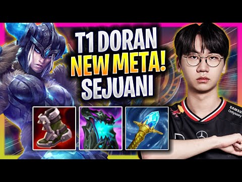 T1 DORAN CRAZY NEW META SEJUANI TOP! - T1 Doran Plays Sejuani TOP vs K'sante!