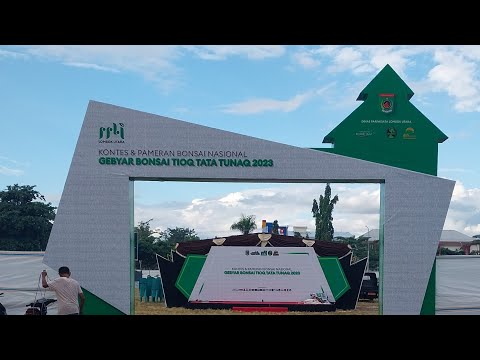 Heboh..!!! pameran bonsai nasional Lombok Utara 2023