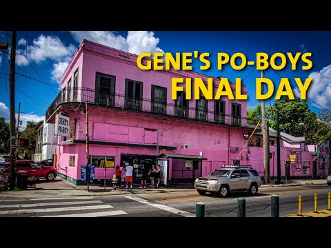 Gene's Po-Boys in New Orleans Final Day of Business