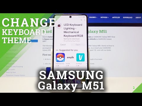 Samsung Galaxy M51 - How to Install LED Keyboard