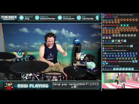 The8BitDrummer plays drop pop candy Project Sekai 3DMV