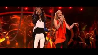 STUDIO VERSION - TOP 4 - Jessica Sanchez  Hollie Cavanagh - Eternal Flame - American Idol 11