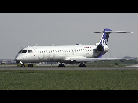 Bombardier CRJ-900LR  SAS Scandinavian Airlines Take Off At Schiphol