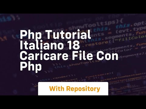 Php tutorial italiano 18 caricare file con php
