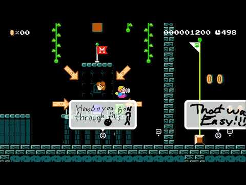 Super Wario Land by Craig ~ Miiverse - SUPER MARIO MAKER - NO COMMENTARY 1bh