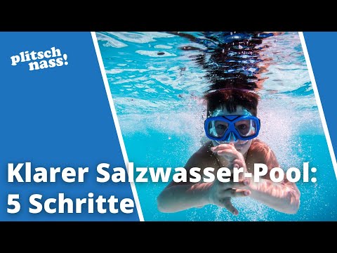 Salzwasserpool trüb: In 5 einfachen Schritten wieder klar machen