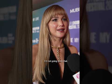 Jennifer Lawrence on portraying motherhood in Die My Love