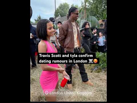 Travis Scott and tyla confirm dating rumours in London ☠️🥵#travisscott #tyla#viralshort #viralvideo