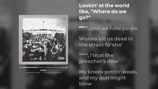 Kendrick Lamar - Alright (Lyrics)