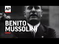 Benito Mussolini 1922 Movietone Moment 18 November 2022